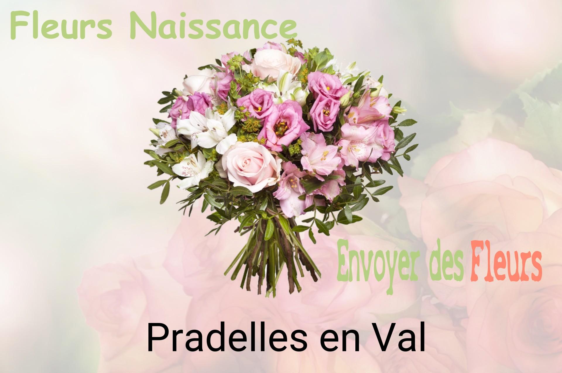 Bouquet de fleurs de naissance livré à Pradelles-en-Val