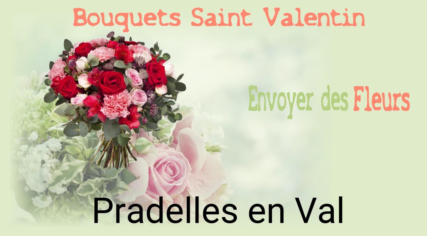 Roses de Saint-Valentin livrées à Pradelles-en-Val